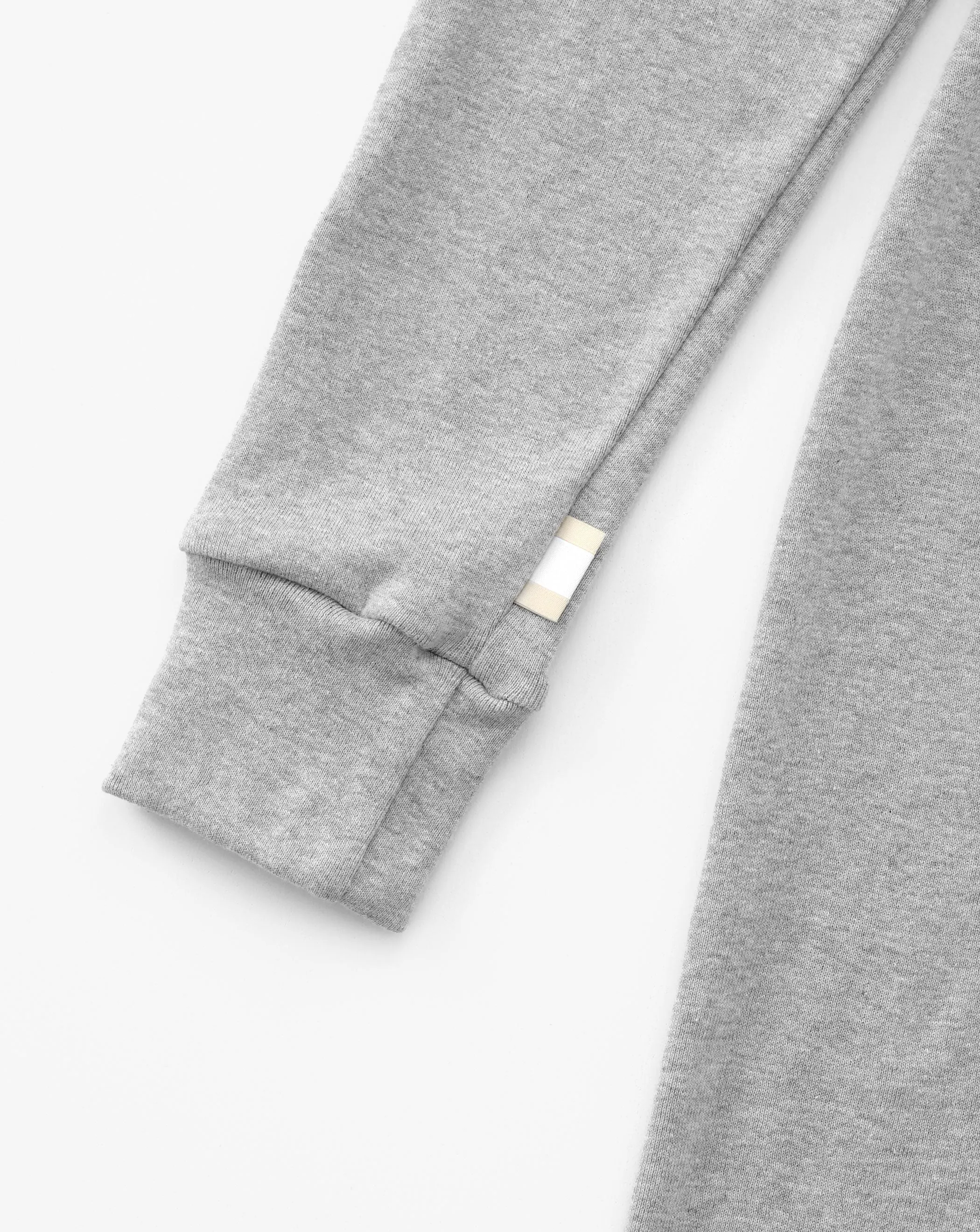 Fine Ribbed Long Sleeve Dress Heather Grey