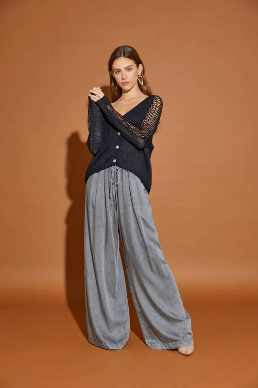 Hollow Detail Cardigan Sweater *Multiple Colors Available*