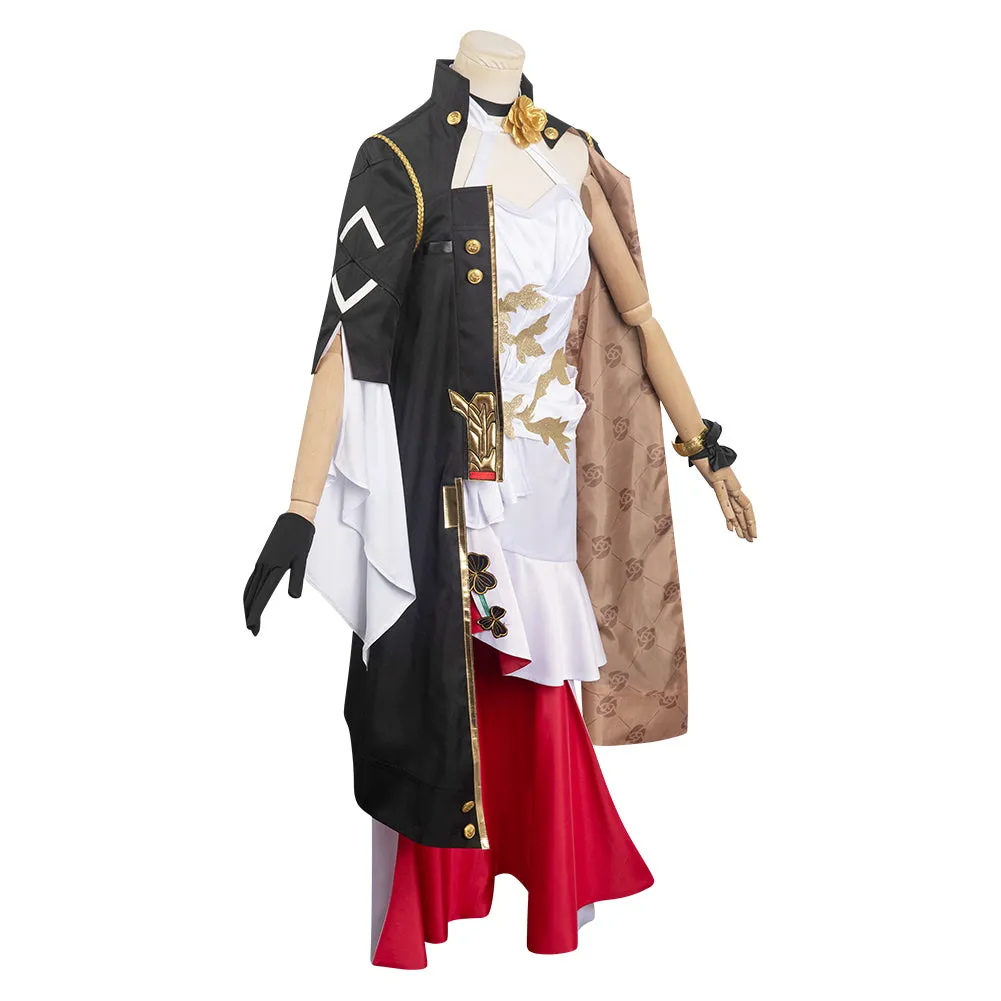 Honkai: Star Rail Himeko Women White Party Carnival Halloween Cosplay Costume