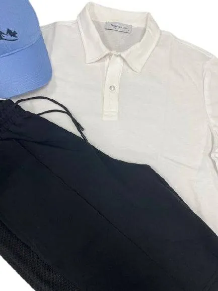 Men's Casual Wear Matched Set - Polo Shirt, 100% Cotton Shorts and Baseball Hat (3 Piece Set)