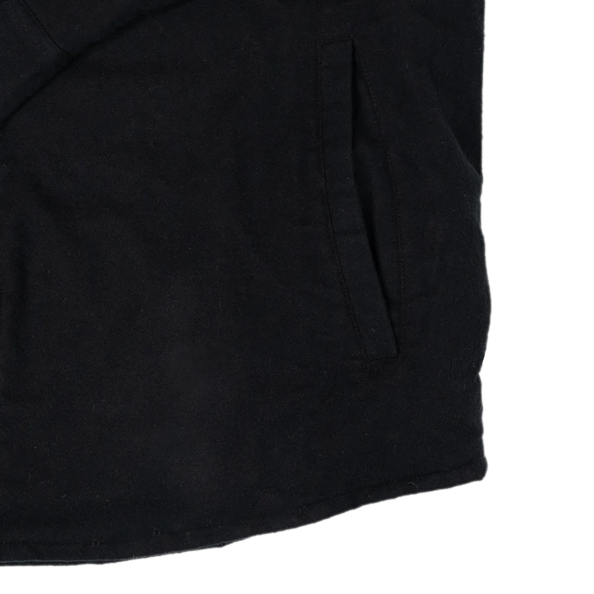 Quilted Shacket - Black on Black