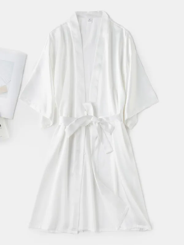 Ready Satin Robe For Bride