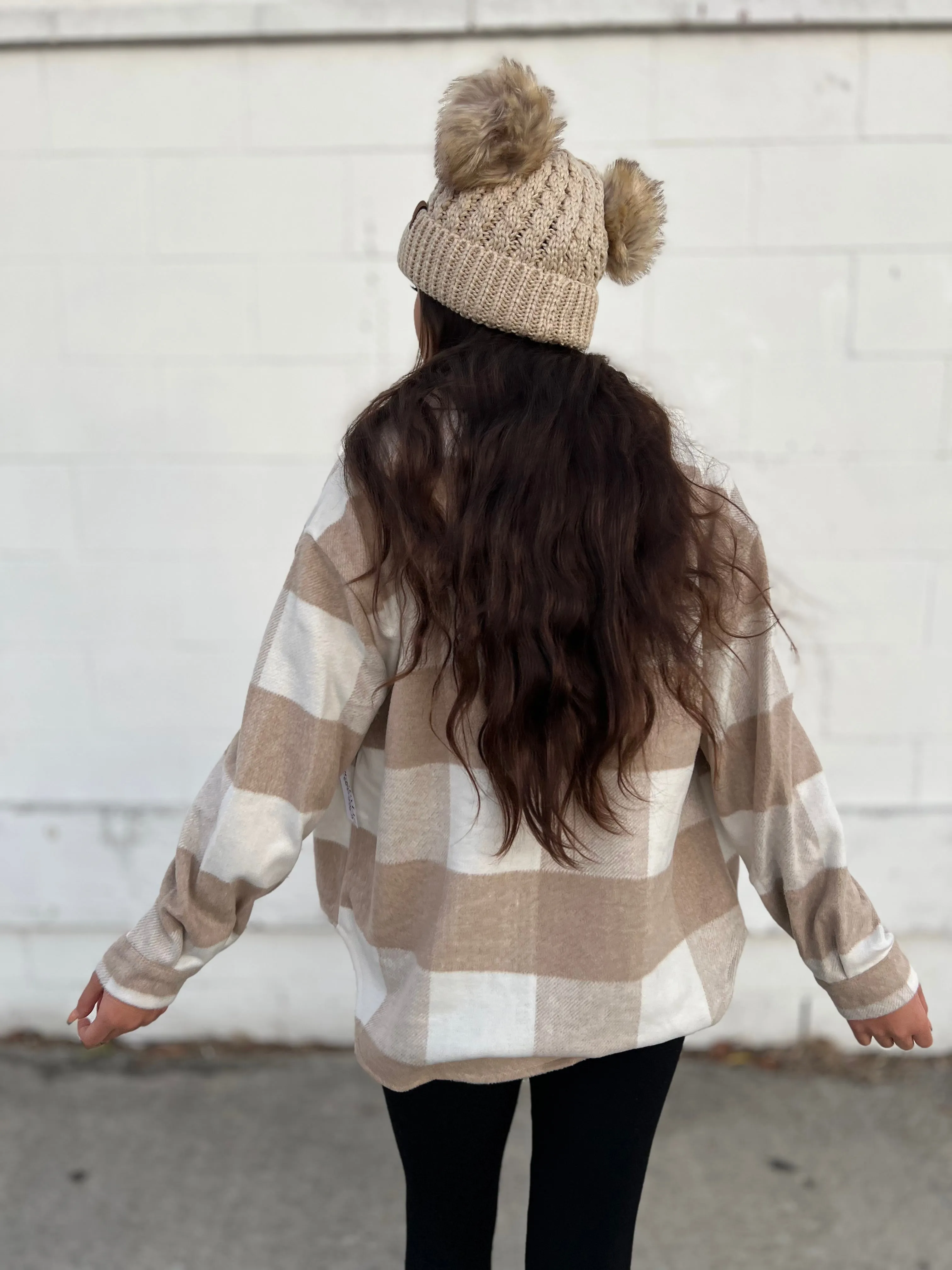 Tan Plaid Schaket